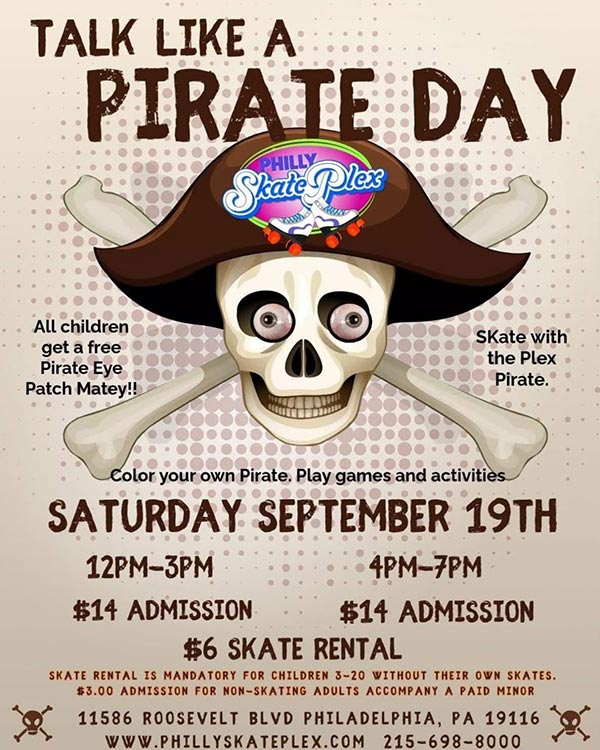 Talk Like a Pirate Day with AroundMainLine.com