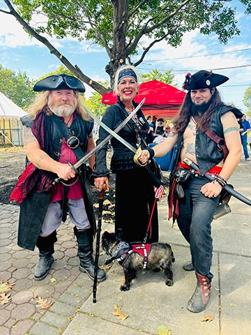 Legend has it that Blackbeard the Pirate frequented Marcus Hook because of a woman named Margret. The annual pirate festival takes place at the beautiful six acre park, Market Square Memorial Park, along the Delaware River.